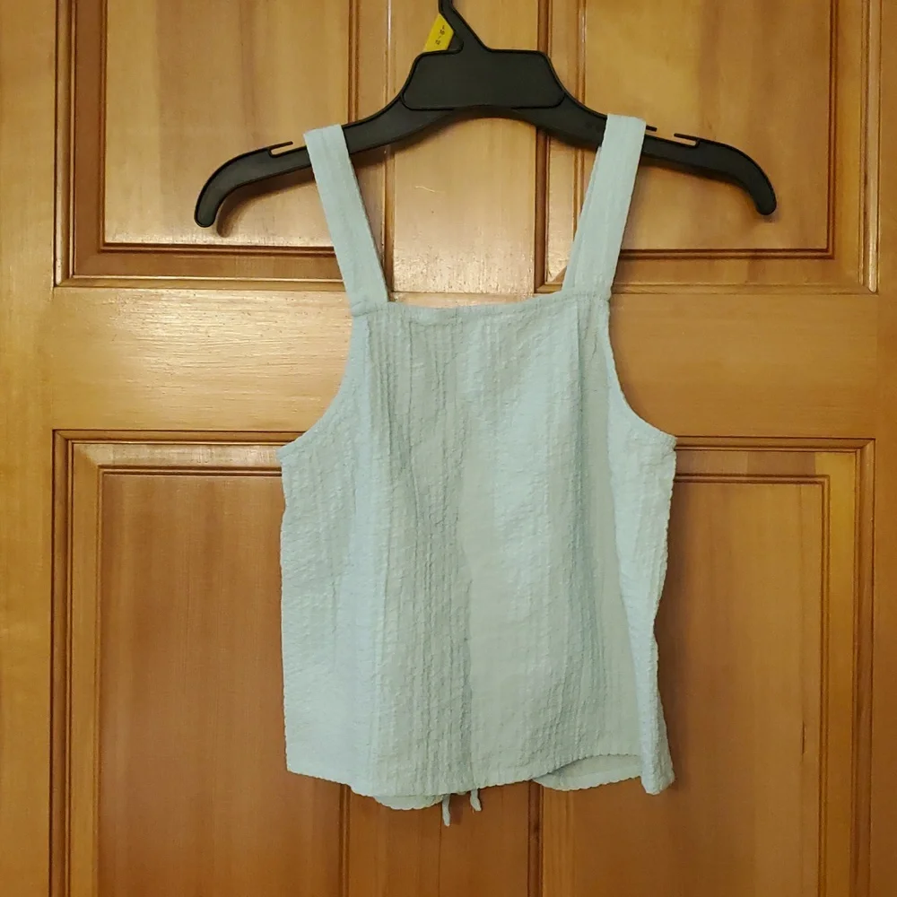 H&M Light Green 2 Piece Crinkle‎ Lightweight Outfit Size Girls 14
